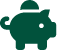 Piggy bank icon